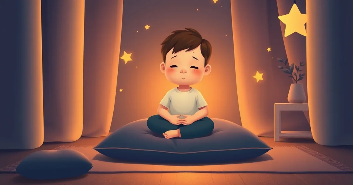 O Papel da Meditação Infantil para um Sono Calmo e Tranquilo